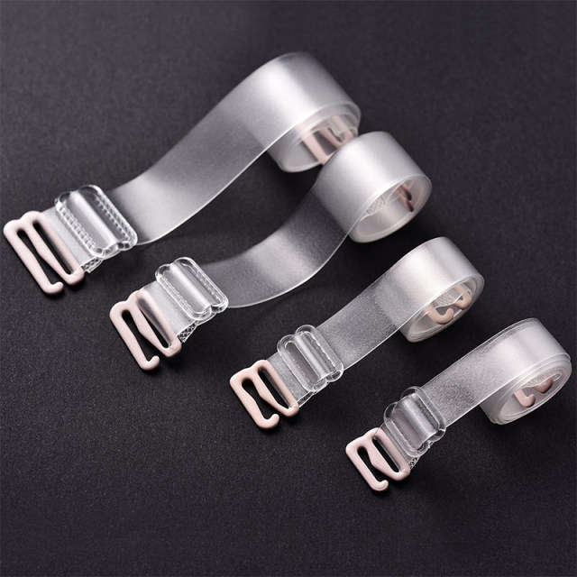 Anti-slip Seamless Straight Neck Bra Summer Transparent ສາຍບ່າ