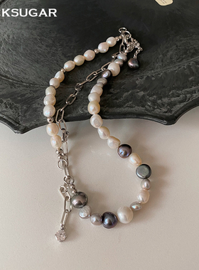 CHOKER天然巴洛克珍珠链条