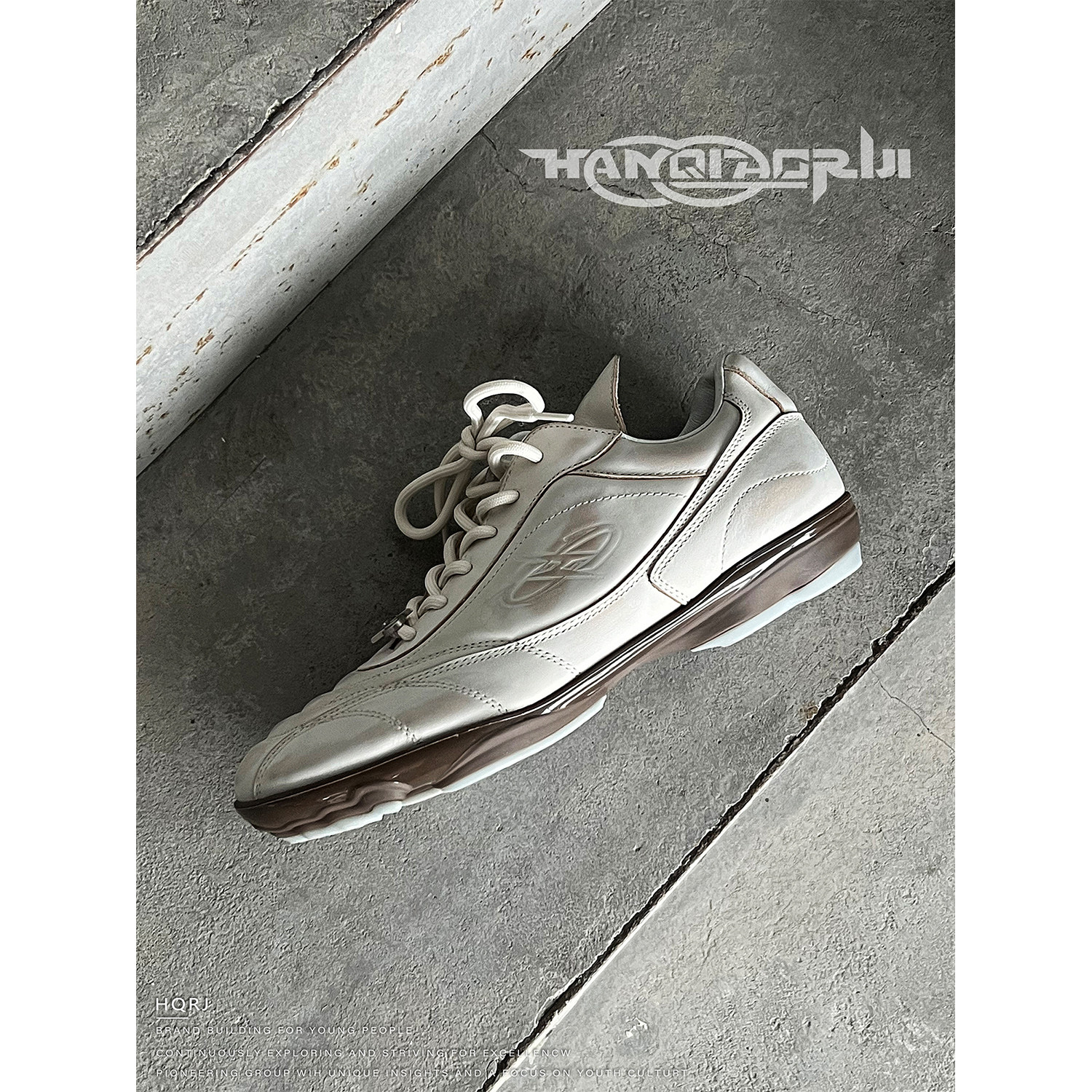 韩桥日记 [幽渊系列] 原创复古擦色牛皮德训鞋通勤百搭休闲足球鞋,淘宝优惠券,粉丝福利购,淘宝优惠卷