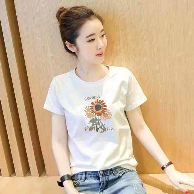 ການຂົນສົ່ງຟຣີປະກັນໄພ summer breathable ເສື້ອທີເຊີດຝ້າຍແຂນສັ້ນ
