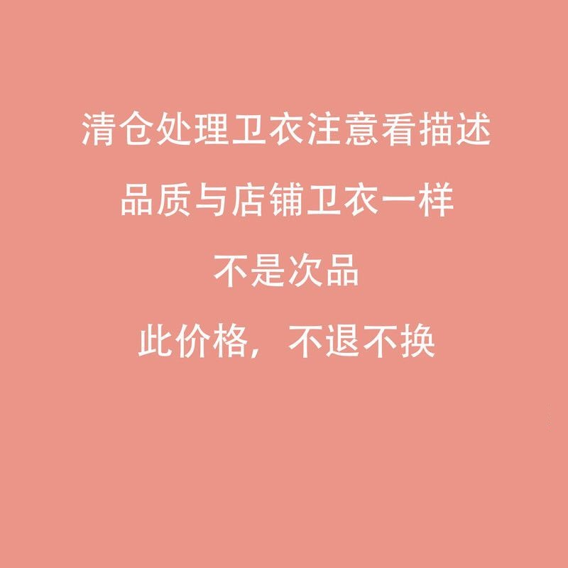 【年底亏本清仓】薄款圆领卫衣女春秋款2023宽松加绒加厚上衣 - 图1