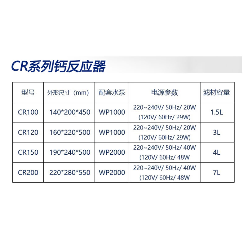 BM钙反CR100 CR120 CR15 CR200海缸珊瑚缸元素补充钙离子反应器-图0