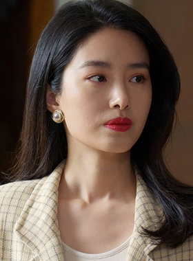 大珍珠耳环耳夹无耳洞女时尚百搭大气高级感耳环无痛夹耳环女