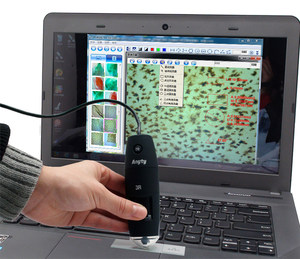 数码显微镜艾尼提3R-MSUSB601有线USB显微镜600放大拍照录像测量