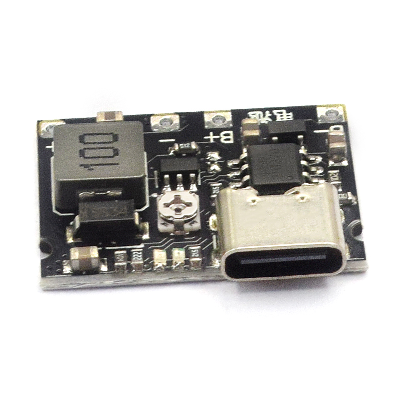 3.7V升9V 5V 万用表改装18650锂电池充电升压放电一体可调模块2A - 图0