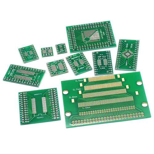 SOP转接板 SOP8 SOP10 SOP16 SOP28 TQFP贴片转直插IC测试板PCB板 - 图0