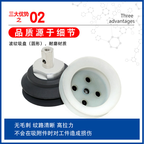 AFS重载真空吸盘侧进气ZPX32/40/50/63/80/100/125HBN-B01-B10/12 - 图2