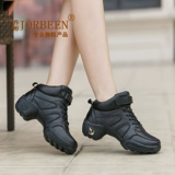 Танцующая обувь, утепленные сапоги, демисезонные туфли, мягкая подошва, из натуральной кожи