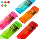 Пластиковая прозрачная ветрозащитная зажигалка