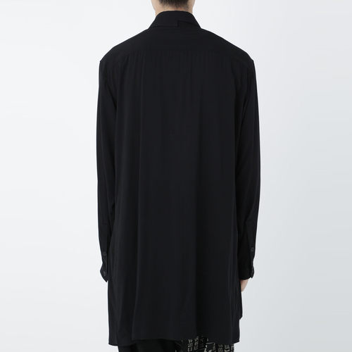 YOJI OOAK PRINT LONG SHIRT早期退職印花天丝宽松青山限定衬衫 - 图2
