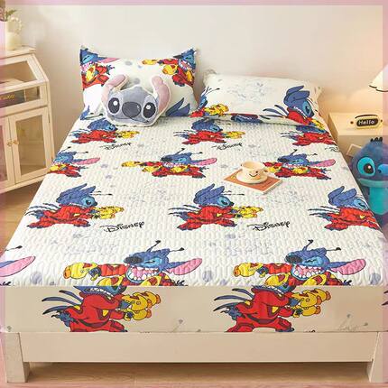 q冰丝床笠乳胶凉席三件套床罩床垫保护罩套夏季凉感床单单件全包