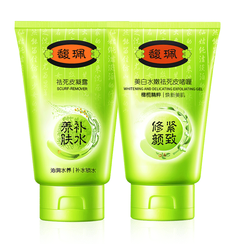 馥佩去角质凝露女男美白黑头磨砂膏 馥佩莱客达面部磨砂/去角质