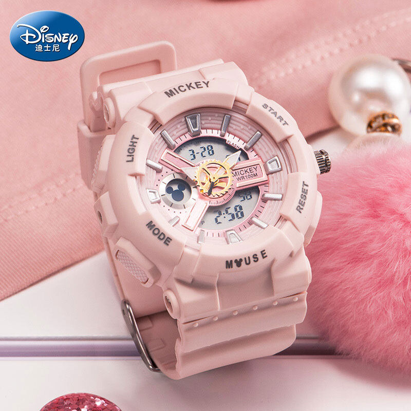 迪士尼手表女简约气质机械初独角兽 忆美时手表国产腕表