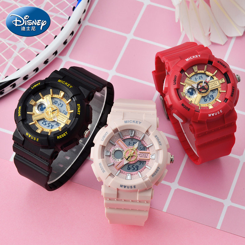 迪士尼手表女简约气质机械初独角兽 忆美时手表国产腕表