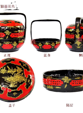 传漆艺述永春漆篮婚礼烧香祭祀