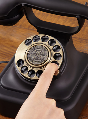 客厅仿古风创意老式办公室电话机