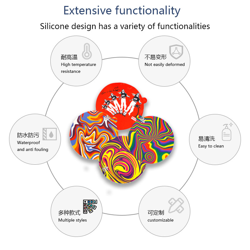 隔热垫硅胶防烫餐桌垫开瓶耐热锅垫防水易清洗家用耐高温餐垫杯垫 - 图1