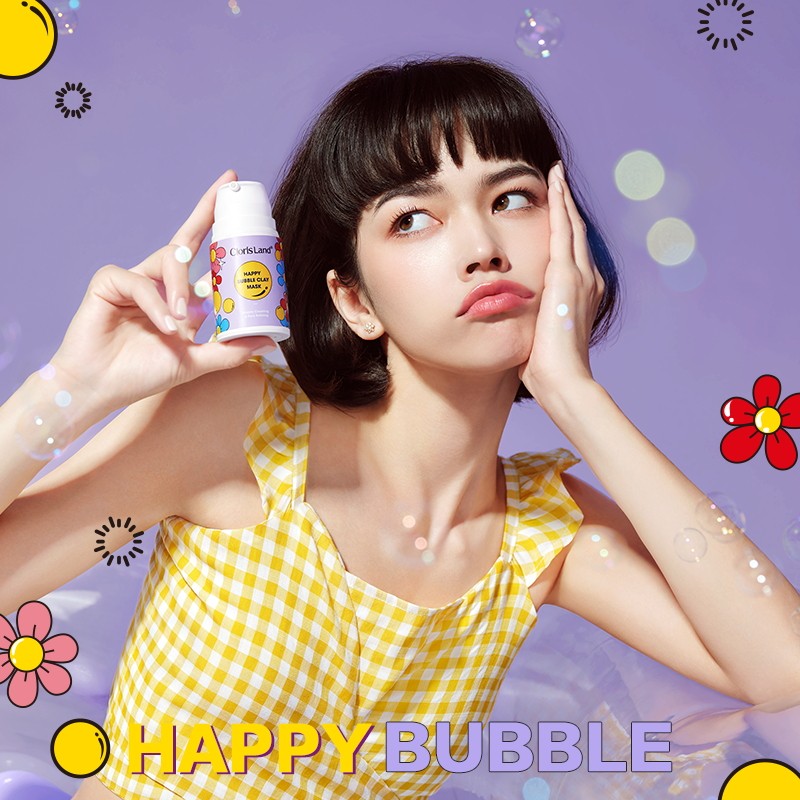 花皙蔻深层清洁收缩毛孔泡泡泥膜 花皙蔻涂抹面膜