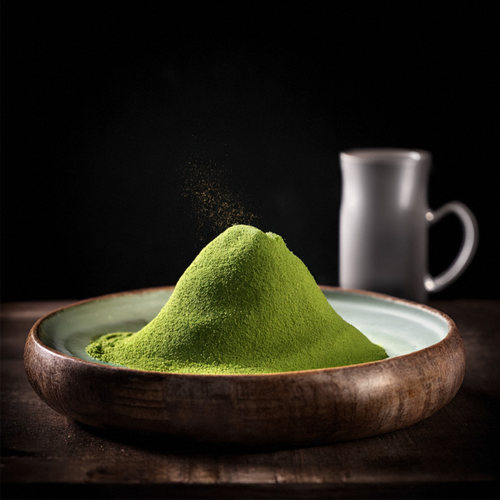 展艺纯抹茶粉绿茶粉家用雪花酥饼干果蔬粉冲饮烘焙蛋糕专用原材料 - 图0
