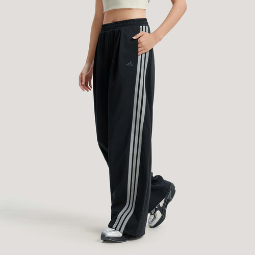 Adidas/阿迪达斯正品2026春季款女士耐穿宽松运动休闲长裤KR7594 - 图0