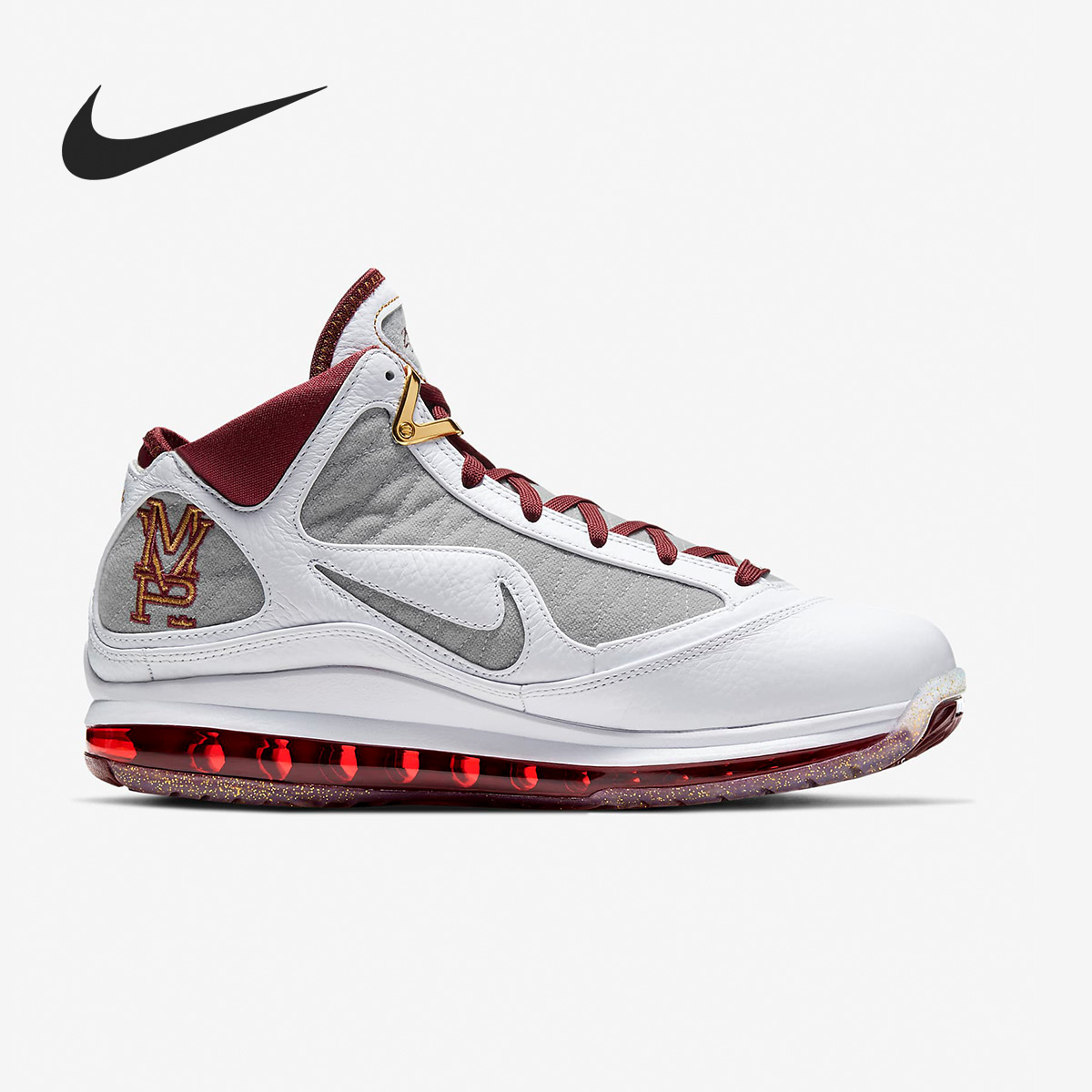 Nike/耐克正品LeBron 7 LBJ7 MVP 詹姆斯7代骑士灰棕篮球鞋CZ8915 - 图1