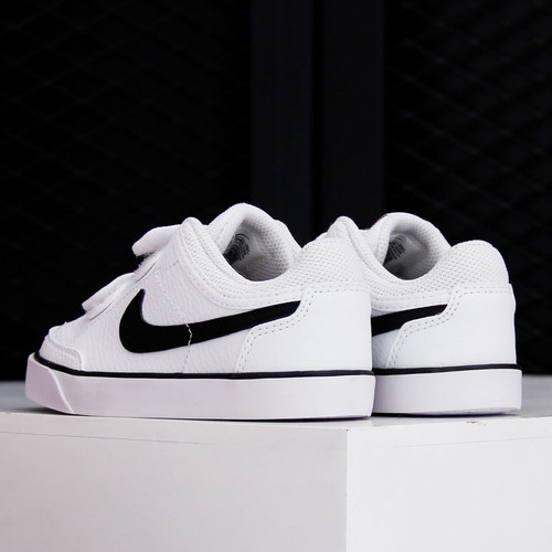 Nike/耐克正品新款CAPRI 3 LTR (TDV)小童魔术贴运动休闲鞋579949 - 图1