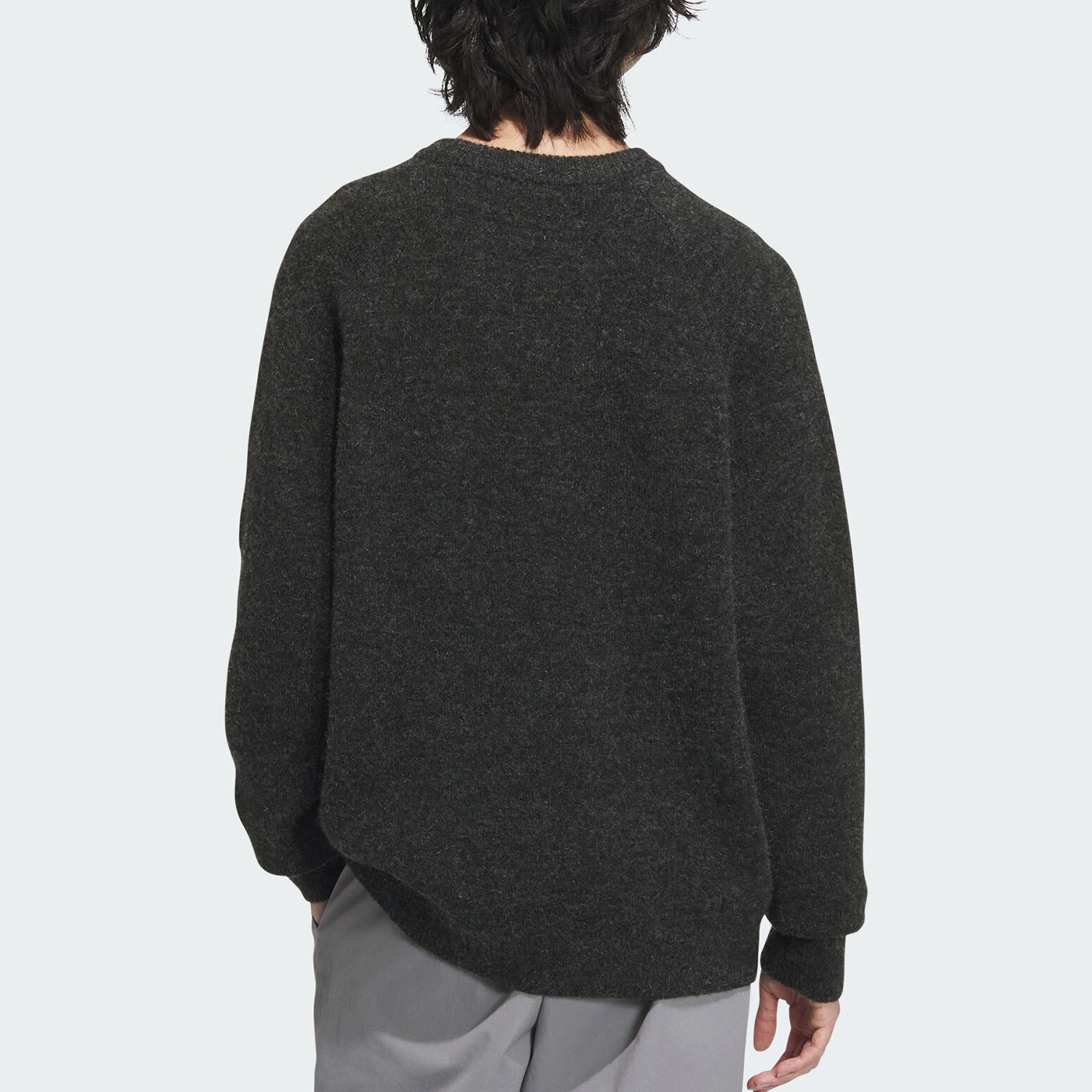 Adidas/阿迪达斯正品FUSTL P CREW2男士运动休闲针织衫JW6682 - 图0