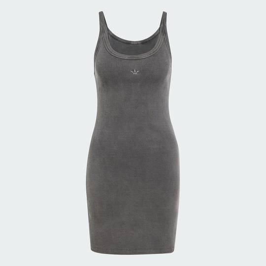 Женское облегающее трикотажное платье-комбинация adidas