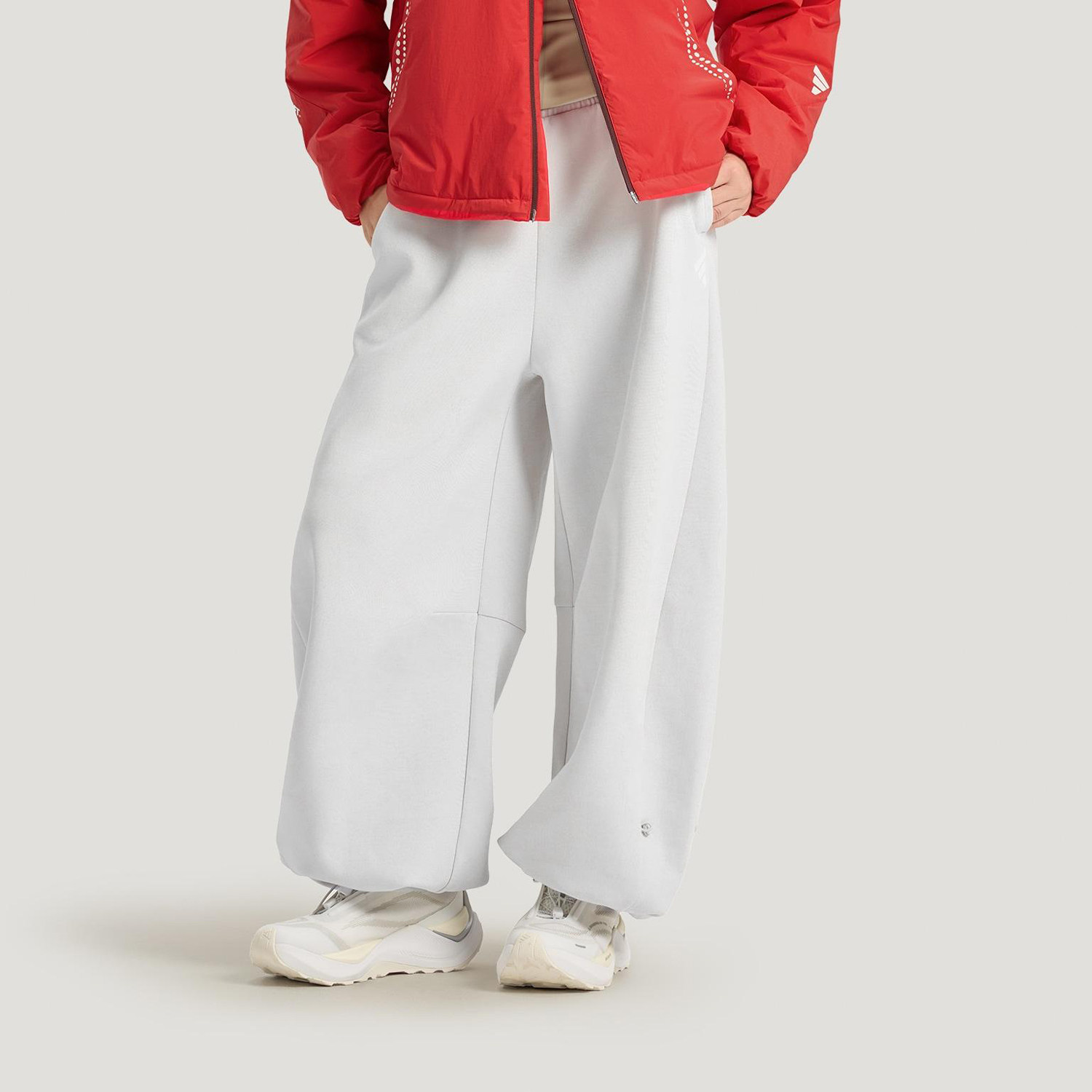 Adidas/阿迪达斯正品2025冬季款女士日常针织宽松运动长裤KR7571,淘宝优惠券,粉丝福利购,淘宝优惠卷