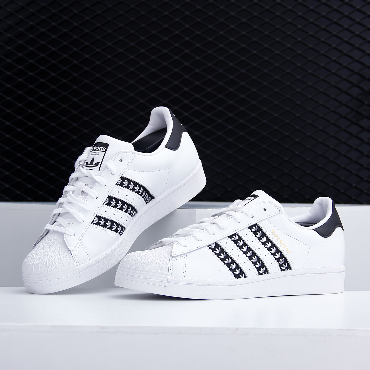 Adidas/阿迪达斯正品 三叶草 SUPERSTAR男女经典运动休闲鞋FZ1967 - 图0