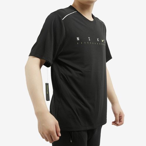Nike/耐克官方正品男子吸湿排汗透气反光跑步运动短袖T恤 CJ6484 - 图0