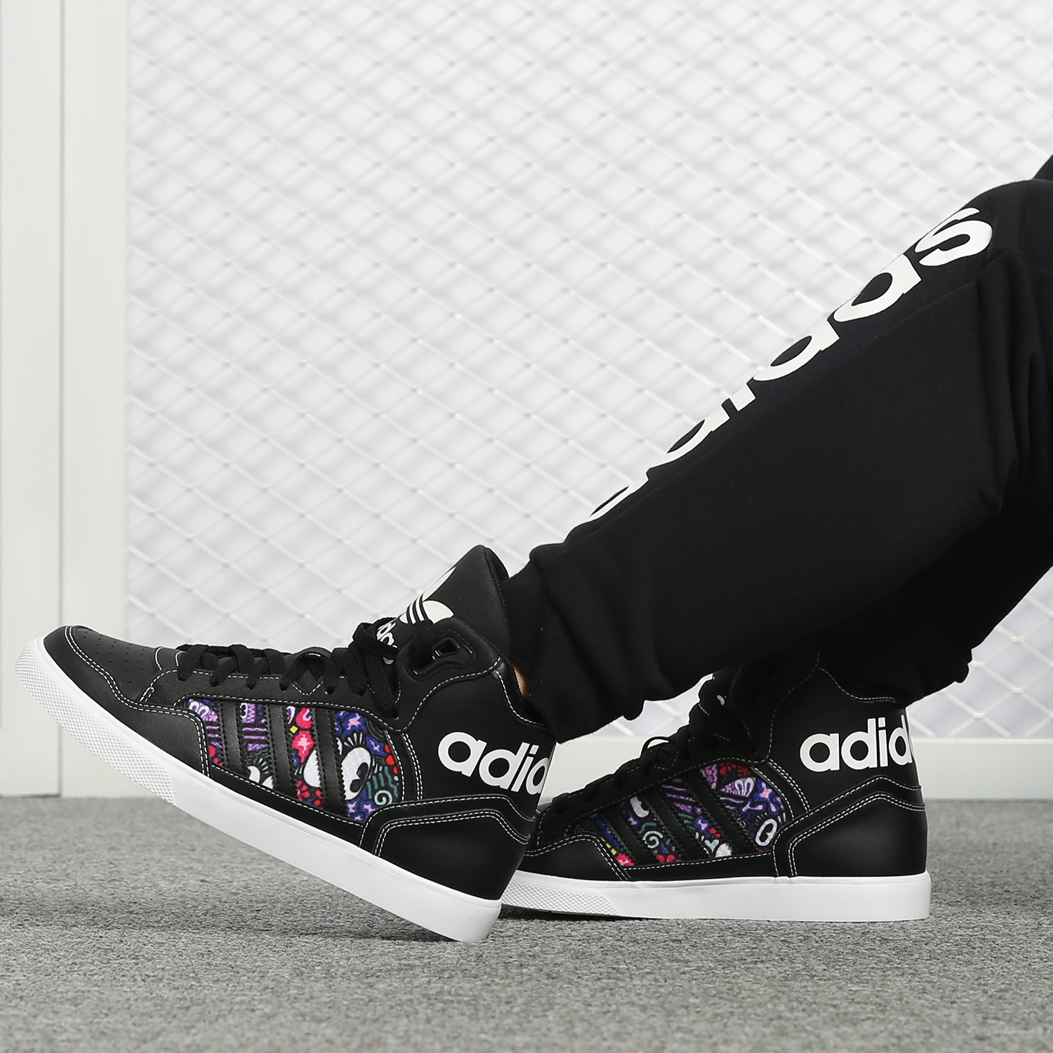 Adidas/阿迪达斯正品2019新款EXTABALL女子低帮运动经典鞋 EE3819 - 图1