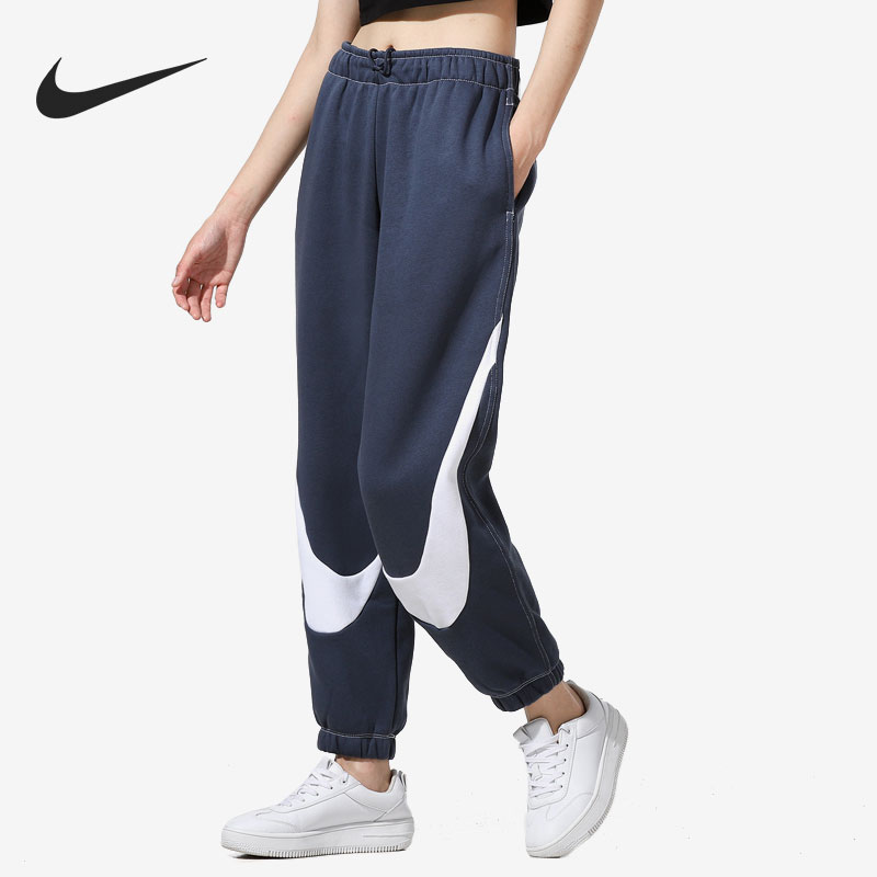 Nike/耐克正品休闲女子时尚潮流运动加绒收口长裤 DD5583-437 - 图0