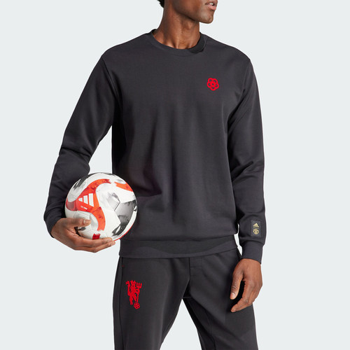 Adidas/阿迪达斯正品新年款曼联足球文化男士运动卫衣IP9184 - 图1
