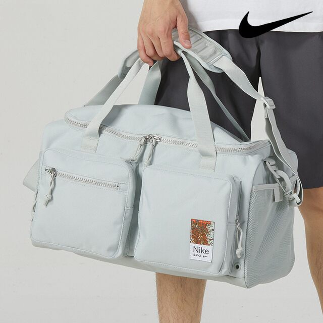 Nike Nike ຖົງອອກກໍາລັງກາຍຄວາມອາດສາມາດຂະຫນາດໃຫຍ່ຂອງຜູ້ຊາຍກະເປົ໋າບ່າບາດເຈັບແລະສີແສງສະຫວ່າງ crossbody bag ການຝຶກອົບຮົມກິລາ FJ4817