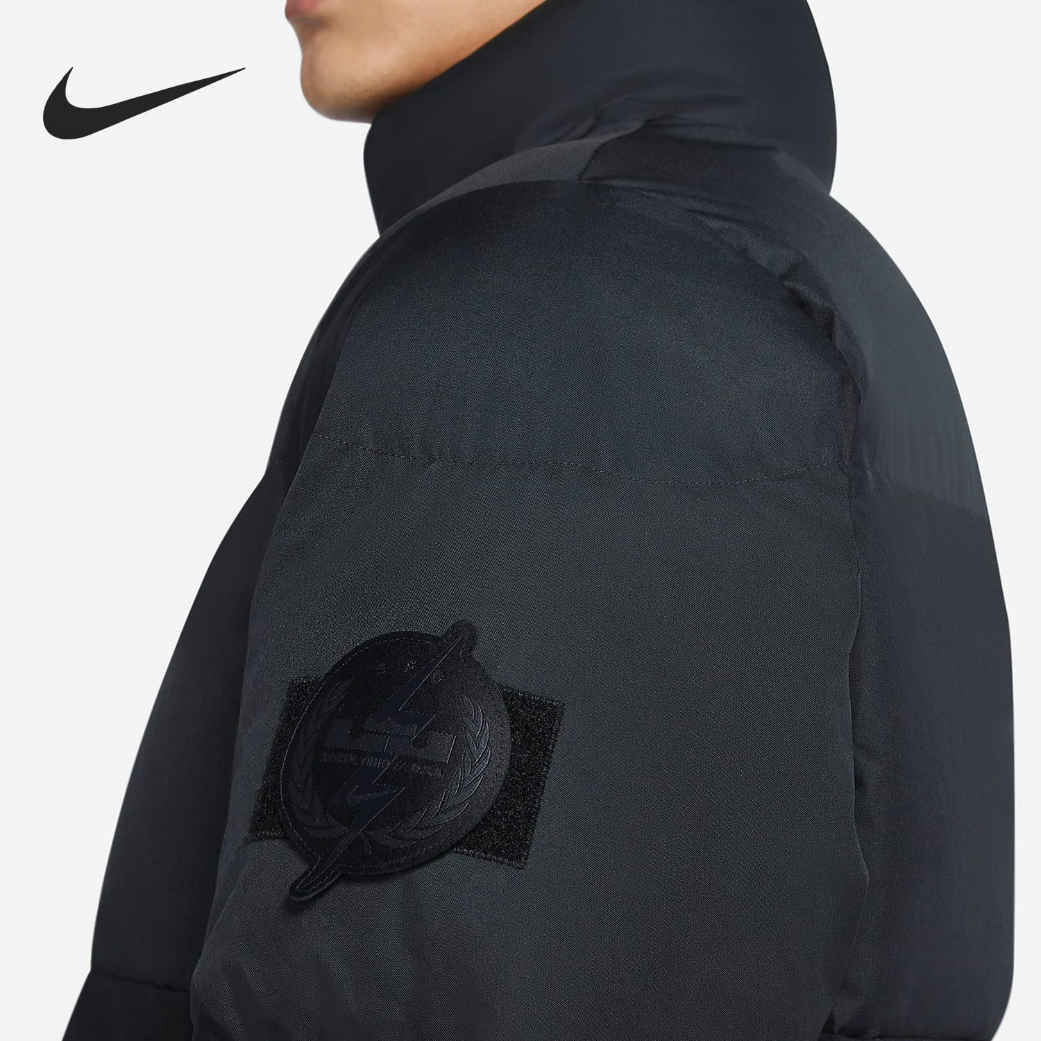 Nike/耐克官方正品詹姆斯男子冬季保暖立领篮球运动棉服 CK6779-图2