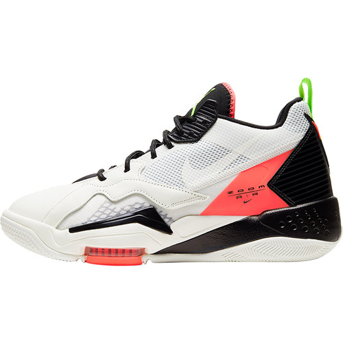 Nike/耐克正品JORDAN男女同款气垫缓震运动中帮篮球鞋CK9183-100 - 图3