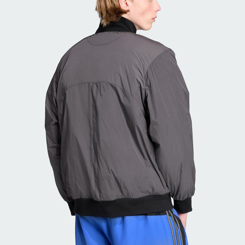 Adidas/阿迪达斯正品三叶草男士休闲保暖立领运动梭织棉服JW0980 - 图0