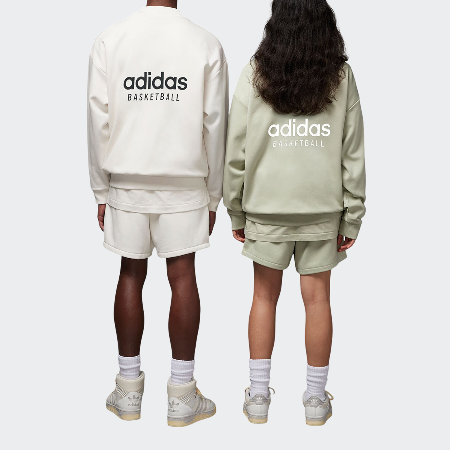 Adidas/阿迪达斯官方正品三叶草男女简约时尚印花休闲卫衣IA3436 - 图0