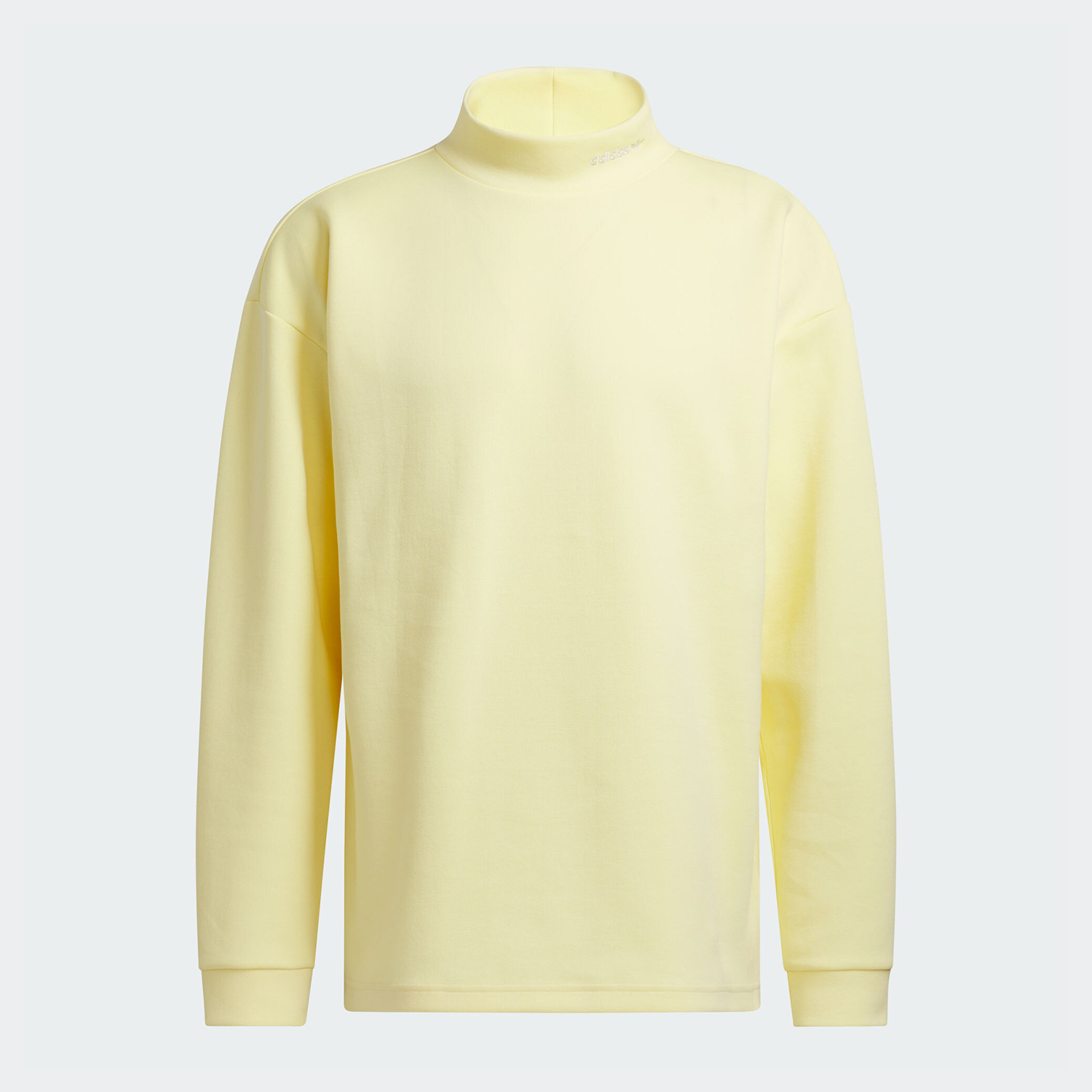 Adidas/阿迪达斯官方正品MOCK NECK男女情侣款立领清新卫衣IY7380 - 图2