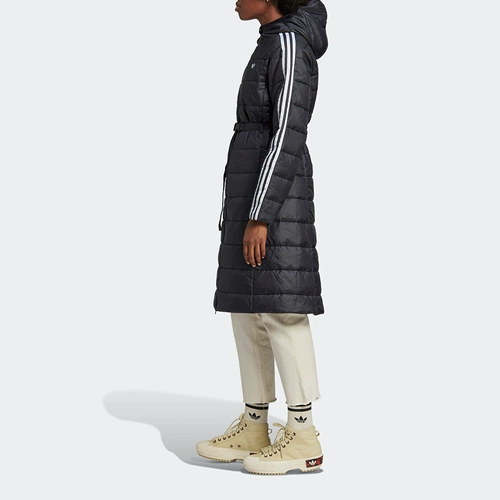 Adidas/阿迪达斯 Спортивная длинная толстовка с капюшоном, пуховик, официальный продукт, средней длины