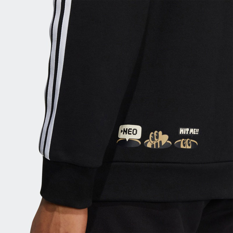 Adidas/阿迪达斯正品NEO M CN FIREYE HDY男子运动套头卫衣HA2251 - 图2