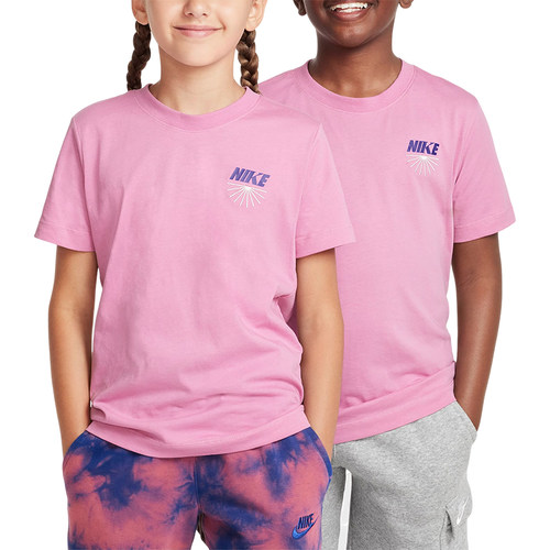 Nike/耐克正品当季新款大童圆领透气运动休闲短袖FZ5155-646 - 图3