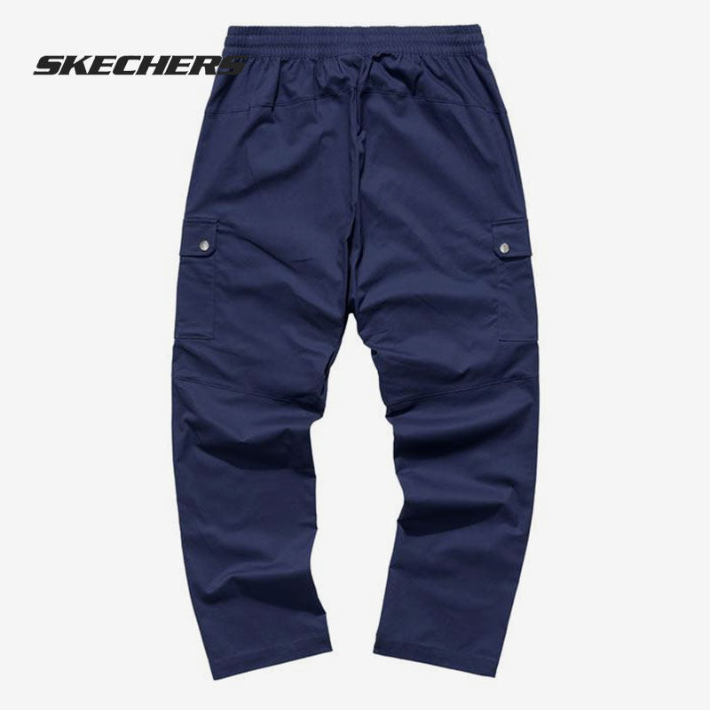 Skechers/斯凯奇正品梭织直筒工装长裤男子时尚休闲裤 L121M079,淘宝优惠券,粉丝福利购,淘宝优惠卷