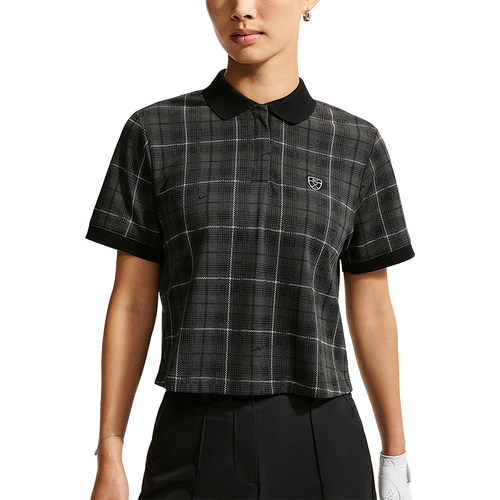 Nike/耐克官方正品AS W NK DF FF PLAID女士短袖Polo衫IO0351-010 - 图3