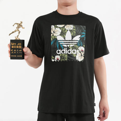 Adidas/阿迪达斯正品三叶草 BB FLRL FILL T 男子短袖上衣EC7360 - 图3