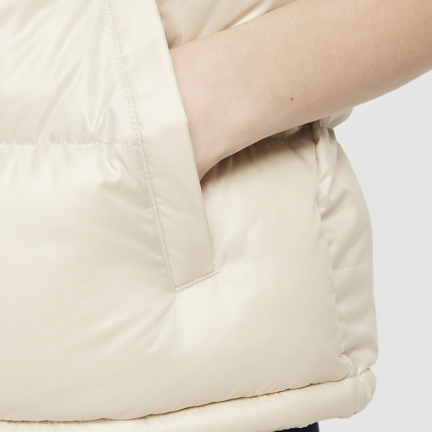 Nike/耐克正品2025秋季款大童日常连帽保暖耐穿马甲FD2844-126 - 图1