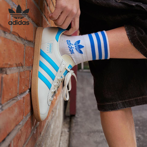 Adidas/阿迪达斯官方正品三叶草男女时尚经典运动低帮板鞋JR9566 - 图0