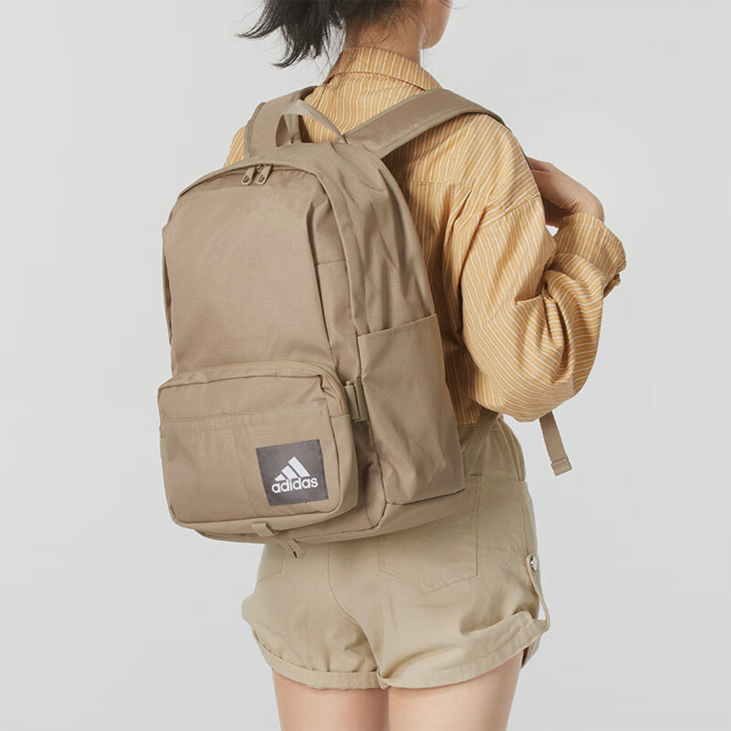 Adidas/阿迪达斯正品ESS 2IN1 BP男女运动休闲双肩背包IW9802 - 图0