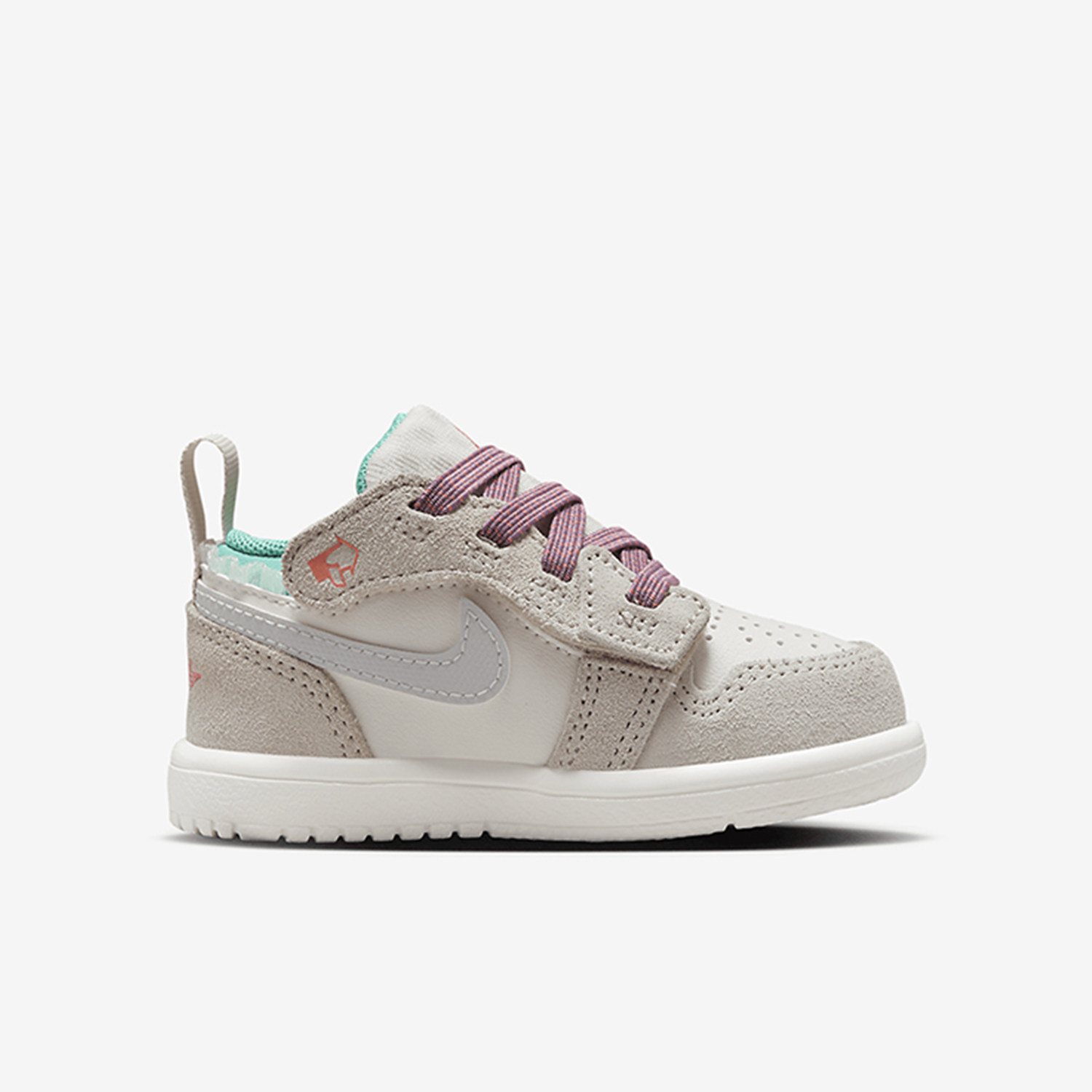 Nike/耐克正品Jordan 1 Low Alt SE婴童舒适耐磨休闲鞋FQ8092-100,淘宝优惠券,粉丝福利购,淘宝优惠卷